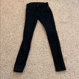 Joes black skinny jeans